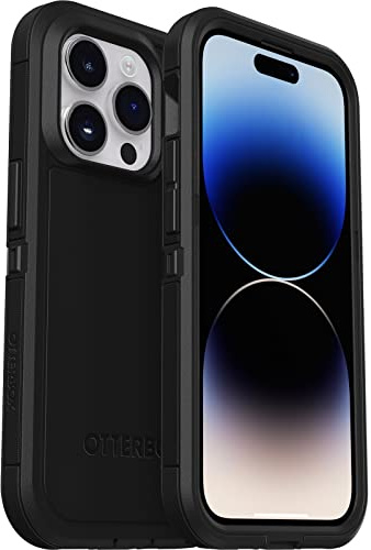 OtterBox Defender XT Case for iPhone 14 Pro with MagSafe, Shockproof, Drop proof, Ultra-Rugged, Protective Case, 5x Tested to Military Standard, Black