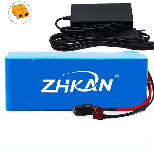 ZHIKAN 36V Electric Bike Batteria 10Ah agli ioni di litio per 200W 250W 350W 500W motore con caricabatterie adatto per scooter elettrici E-bike biciclette elettriche strada