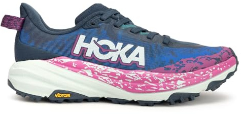 HOKA Mens Speedgoat 6 Textile Stormy Skies Aqua Breeze Trainers 10.5 UK