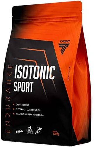 Trec Nutrition - Endurance Isotonic Sport - L-Carnitin, Taurin und B-Vitamin-Komplex - Kohlenhydrat- und Elektrolytergänzung - 1000g Pulver - Geschmack: (Orange)