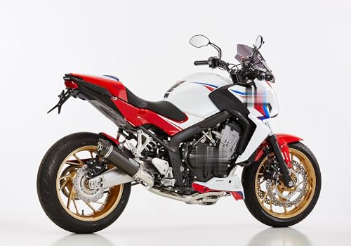 Impianto di scarico Street GP completo (4-1) Super Short compatibile con Honda CB650F RC97 649 ccm anno di costruzione 2017-2018