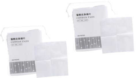 POPETPOP 2pcs Cleansing Pads Cotton Pads for Face Makeup Wipes Facial Cleansing Cloths Women Cosmetic