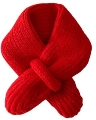 BAYORE Vielseitiger Kinderschal Moderner Kinder Wollschal Einfarbiger Schal Herbst Winter Schal Geeignet Für Outdoor Aktivitäten Gestrickter Schal
