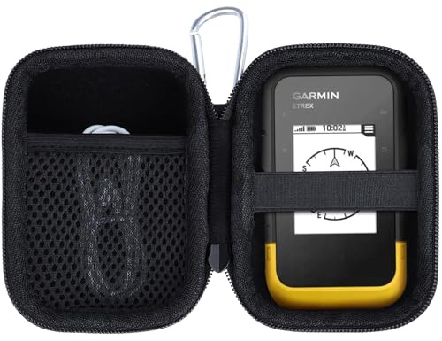 Hard Case Compatible with Garmin eTrex 10/20 / 20x / 30x / 22x / 32x / SE Worldwide Rugged Handheld GPS Navigator (Black Case)