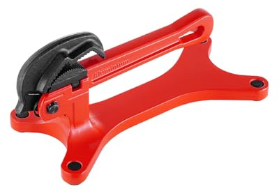 VEVOR Portable Pipe Vise, Lightweight Aluminum Pipe Vise with 1/8 to 1-1/2 Clamping Capacity, Ideal for Onsite Plumbing Installation, Repair, and Maintenance