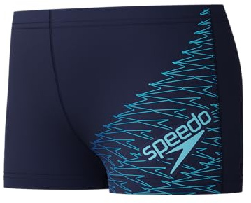 Speedo Maillot de bain pour garçon avec logo Medley Bleu, bleu, 13-14 ans