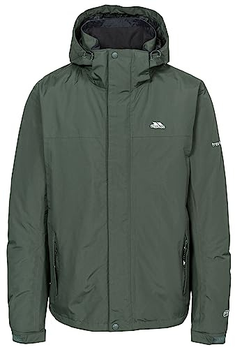 Trespass Mens Waterproof Jacket with Hood Taped Seams XXS -XXXL Donelly