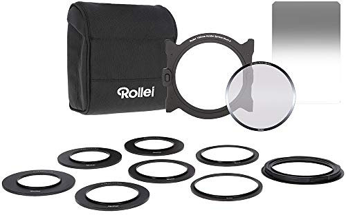 Rollei 100mm Rechteckfitler Starter Kit MK II bestehend aus Filterhalter und Medium GND 8 Grauverlaufs- und CPL-Filter 26491
