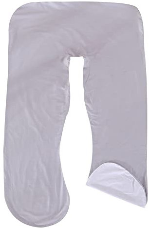 URFEDA U-Form Kissenbezug, Schwangerschaftskissen Bezug, Reine Baumwolle Lagerungskissen Kopfkissenbezug, Abnehmbarem & Waschbarem Bezug, Bauchstützung Seitenschläferkissen Ersetzen Kissenbezug