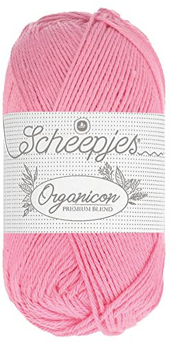 Scheepjes - Scheepjes 207 Apfel Blüte Organicon Garn - 5x50g