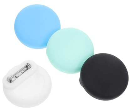 minkissy 4pièces Support de Suivi Aérien pour Objets Personnels avec Étui Silicone et Épingles de Sûreté Discret pour Vêtements et Sacs