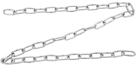 Luxshiny 1m Cadena Inoxidable Multiusos para Transporte y Sujeción Resistente y Pulida Adecuada para Camping y Exterior