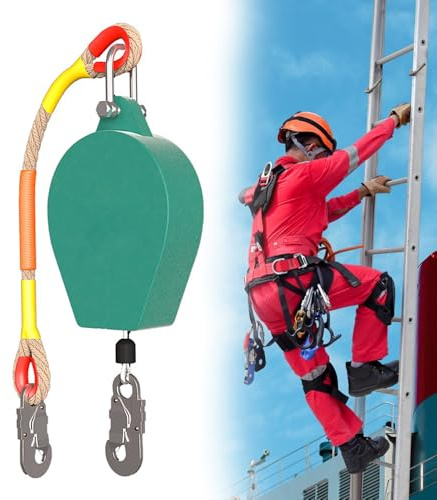 RNPKZ Dispositivo di sicurezza dell'altezza, 10 m, dispositivo di protezione anticaduta, retrattile, dispositivo di raccolta, dispositivo di sicurezza portatile, dispositivo di sicurezza, limitatore
