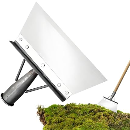 doyandader Pala de limpieza – Herramienta de jardín robusta con mango antideslizante | Pala para cantos de suelo, rasqueta para el hogar, exterior, interior, uso comercial, calzada y césped