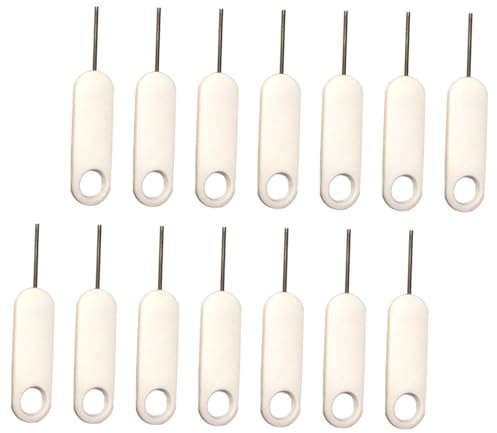 LOPUNER Strumento per Rimozione Sim Smartphone in Acciaio Inox Set da 20 Pezzi Pin Espulsione Scheda Sim Accessori Leggeri e Resistenti Telefoni Cellulari