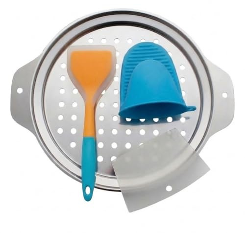 Pressa per spätzle in acciaio inox con raschietto per impasto e morsetto anti-scottatura, grattugia per spätzle, alternativa professionale al tagliere per spätzle svebi, conforme a LFGB
