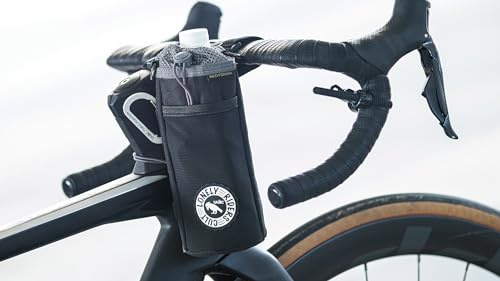 Bolsa Portabidón Bicicleta C-Hold DX | Bolsita de Bici Portabotella | 1,1 L | 23cm x 9cm | Enganchar a Manillar, Potencia, Sillín o Cuadro | para Bidón de Agua, Botella, Gafas, Herramientas, Móvil