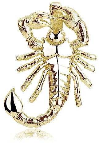 MATERIA Scorpione ciondolo da uomo con segno zodiacale in argento sterling 925, ohne Kette, Argento
