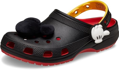 Crocs Unisex-Adult Disney Mickey Mouse Clogs, Flame, 11 Men/13 Women