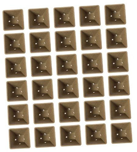 Mipcase 100pezzi Vasi Per Piantine Biodegradabili Per Giardinaggio Contenitori Per Coltivazione Design Strutturale Drenaggio Per Trapianto e