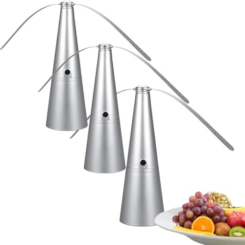 3Pcs Fly Repellents Fan for Tables, Portable Table Fly Fan Battery Rechargeable, Quiet Mosquitoes Fly Repellents Fans for Outdoor Indoor, Keep FLI-ES and Bu-gs Away from Your Food