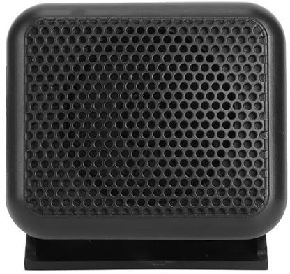 GLOGLOW Altavoz Externo de Alta Confiabilidad NSP-100 para FT-847 FT-920, Altavoz de Radio Bidireccional, Se Adapta a Mini Parlantes de Automóvil para Radios, ABS Negro