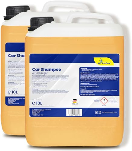 Mr. Perfect® Car Shampoo Concentrate, 2 x 10L - Shampoing pour voiture avec effet déperlant