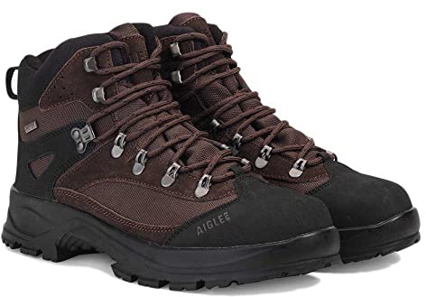 Aigle Huntshaw MTD, Zapatos para caza para Hombre, Marrón (Darkbrown), 44 EU
