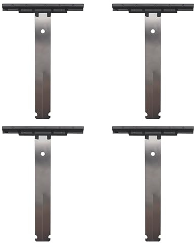 Lot de 4 Attaches souples à clipser - Ressorts de Suspension pour fixation de tablier volet roulant électrique et manuel - Sécurité anti effraction pour verrouillage de volets roulants