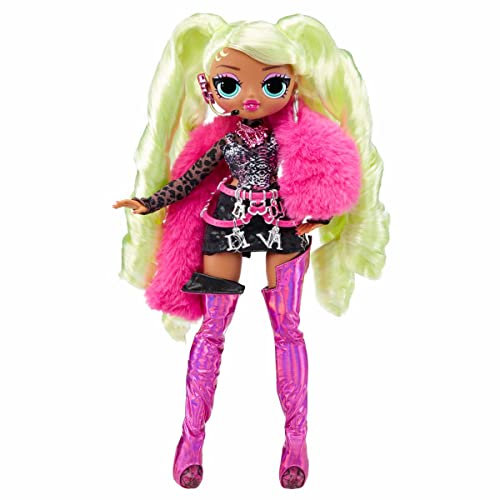 L.O.L. Surprise! OMG Fierce - Lady Diva - 29 cm große Modepuppe mit 15 Überraschungen - Fashion Outfits, Accessoires & Puppenständer - Zum Sammeln - Für Kinder ab 3 Jahren