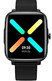 Prixton Bracelet connecté AT803T, Smartband Mode Multisport avec Bluetooth, Thermomètre, Pression artérielle, Écran 1.54”