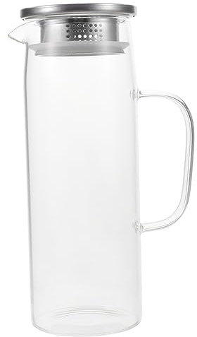 Dispositivo Di Raffreddamento Di Vetro Brocca Di Acqua Brocca Di Acqua Caraffa Di Caffè Frigorifero Distributore Di Acqua Caraffa Di Acqua Bevanda Serveware Filtro Per L'Acqua Alipis