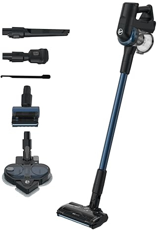 Hoover Cordless Stick Vacuum Cleaner with Hydro Mop Head, High Suction Power, Anti-Hair Wrap, Bright LED lights, Lightweight, Flexible Steering, Pet Hair Nozzle [HF401YP]