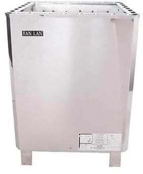 Estufa de sauna finlandesa Mondospa 3-9 kW para uso profesional, apta para hoteles, spas y hogares (9 kw), requiere 30 kg de piedras volcánicas para sauna, no incluidas