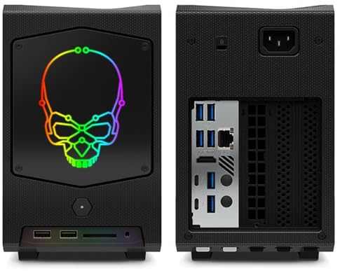 Intel NUC 11 Extreme Kit Beast Canyon (NUC11BTMi7) Mini-PC - Core i7-11700B (8-Core, bis zu 4,8 GHz), Unterstützung für 12 Zoll GPU, Thunderbolt 4, WiFi 6E (48 GB RAM + 4 TB SSD)