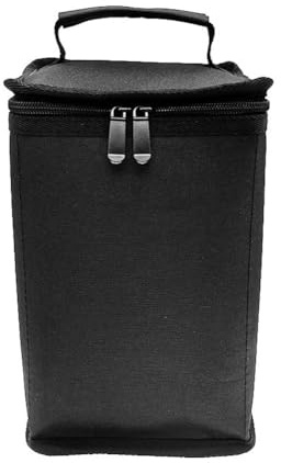Koolenry Camping Gas Tanks Storage Bag Protective Case Camp Light Carrying Bag Anti-Collision for Outdoor Cooking Black Small