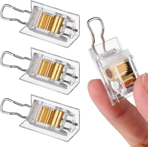 VINTORKY Accessori Tende per Veneziane in Pom, Meccanismo Blocco Cordino Tende Veneziane, 4 Pezzi Leggeri e Pratici per Installazione e Riparazione