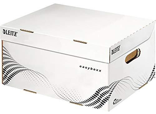 Esselte Leitz Archiv Container easyboxx S, Wellpappe, weiß