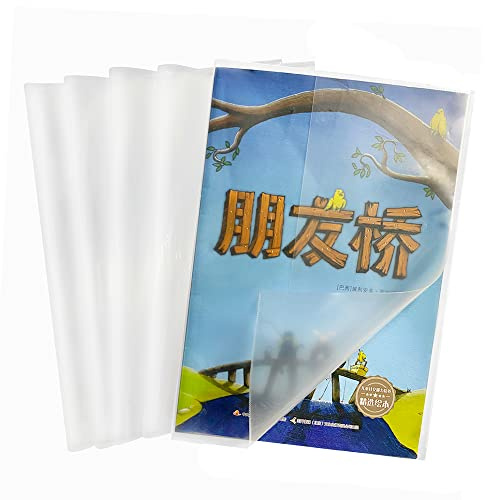Copertine di Libri Trasparente Plastica Copertina di Libro Riutilizzabile 10 Pezzi Impermeabili Custodie per i Quaderni K16(26.2cm x 19cm)