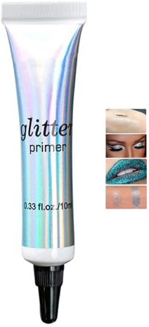 AKARY Mini Body Face Lip Eye Makeup Glitter Primer Long Lasting Eye Shadow Color Special Base for Make up Christmas Party New Year Cosmetics Glue Foundation