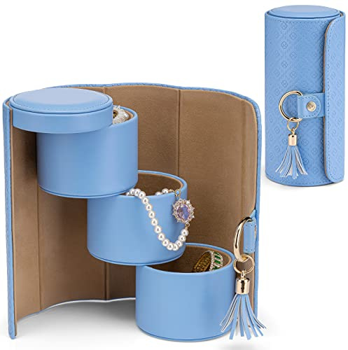VLANDO Travel Jewellery Box, Portable Jewellery Case, Gifts For Women