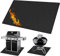 Bocguy Alfombra Ignifuga Barbacoa Exterior, 165 cm x 100 cm Alfombra Barbacoa con Tecnología de Protección contra Incendios de Fibra de Vidrio, Alfombra Ignifuga para Parrilla, Fácil de Limpiar
