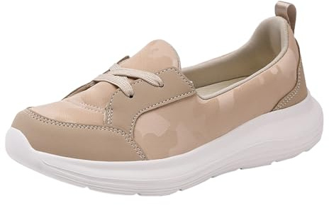 Chaussures de loisirs pour femme - Grandes tailles - Largeur H - Élégantes - Légères et respirantes - Chaussures de voile confortables - Chaussures pieds nus - Toutes les saisons - Chaussures d'école