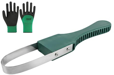 SZHUGEKI Desherbeur Manuel, avec Portez des Gants, Grattoir à Désherbage Manuel, Arrache Mauvaise Herbes Jardinage, Outil de Jardinage pour Désherber, Idéal pour Le Jardinage et Les Pelouses