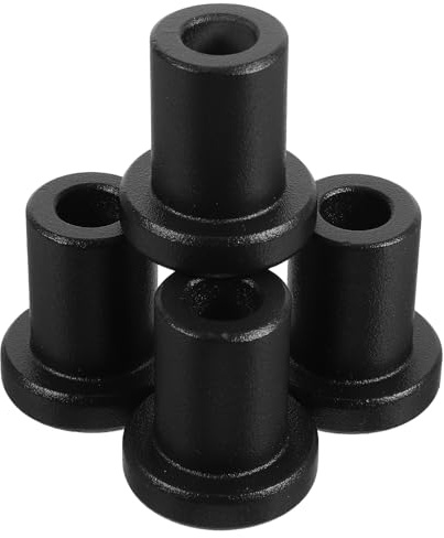 HAKIDZEL Pinces Métalliques Lourdes pour Entretoises de Voie de Grange, Lot de 4, Accessoires pour Montage de Rails Plats de Porte Coulissante