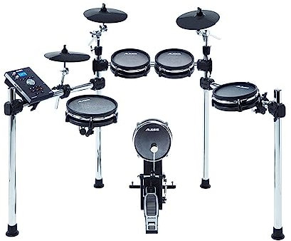 Alesis Command Mesh Kit - 8-teiliges Mesh-E-Drum-Set mit mehr als 600 elektronischen/akustischen Drum-Kits und Drum-Lektionen von Melodics