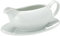 Concept4u Roast Kitchen - Salsera de boda de 550 ml con platillo, plato para fiesta, cena, vajilla y salsa, jarra para servir, porcelana, color blanco