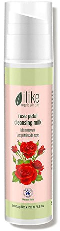 Ilike organic Skin Care Rose Petal Cleansing Milk 6.8oz