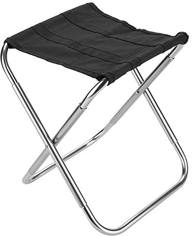 Garsent Campinghocker aus Aluminium, leicht und tragbar Klapphocker Sitzhocker für Outdoor Angeln BBQ Camping
