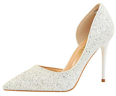 Life&Women Chaussure Mode Escarpin Stiletto Femme Dégradé de Couleur Talon Haut Aiguille Sexy Talon Aiguille 9.5 CM Mariage Club Soirée
